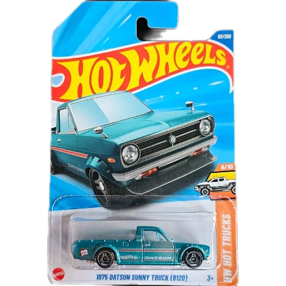 HOT WHEELS 1975 Datsun Sunny Truck (B120) 93/250 Diecast Metal RC Car Collectible Model Toy