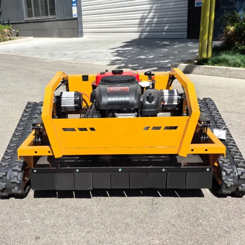 Brushless 1000mm RC Gasoline 608CC 23HP Robotic Remote Control Lawn Mower Slope