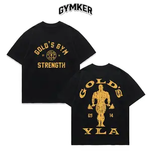 Strength Gold's Gym YLA Men's Gym Shirt, Workout Wear, Men's Sport Outfit, Gym Men's Top, Muscle Training Shirt, Gym Apparel, Training Clothing