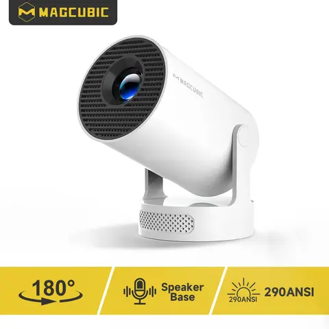 [US Warehouse] Magcubic HY300Pro+ Projector Android 14 Allwinner H726 8K 4K Videosource Supported  Native 1280*720P 290ANSI WIFI6 BT5.4 Built-in Speaker Home Cinema Portable Smart Upgraded HY300Pro Mini #tiktokshopstockup