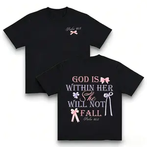 Women's Letter Print Drop Shoulder Fashion Hoodie Casual Long Sleeve Hooded Sweatshirt for Daily Holiday Outdoor Wear Women Clothing for Winter Cute Tops Let’s Pray Christian Faith Sweatshirt, Religious Inspirational Fall Winter Outfit Womenswear