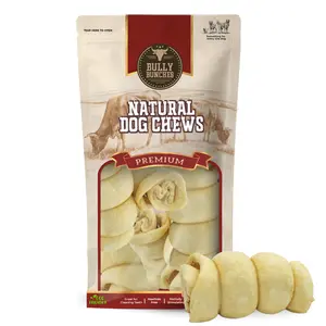 5-6 Inch Peanut Butter Cheek Roll Limited Ingredient, Natural Chews for Dogs
