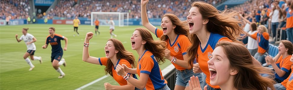 9 Pack Game Day Bracelets for Women Stackable Heishi Beaded Stretch Bracelet Football Sport Fan Bracelet Sports Game Team Jewelry Accessories Gifts