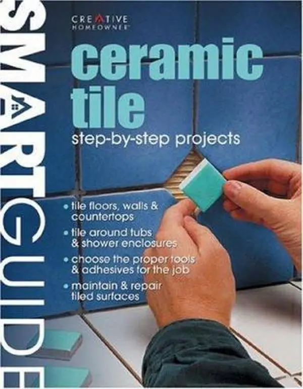 Used Book - Ceramic Tile: Step-by-Step Projects (Smart Guide) by Creative Homeowner Editors (Paperback) - English Home Improvement Tutorial for Tile Floors & Choosing Proper Tools