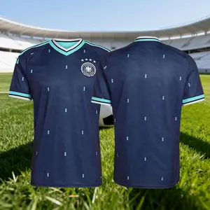 2026 New Germany Home White Away Black Short Sleeves Soccer Jersey