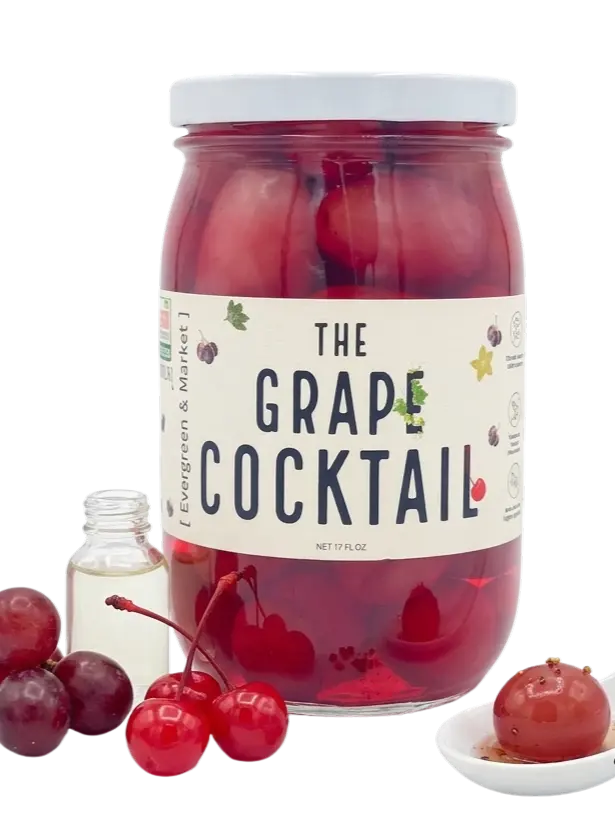 The Grape Cocktail - Pickled Grapes