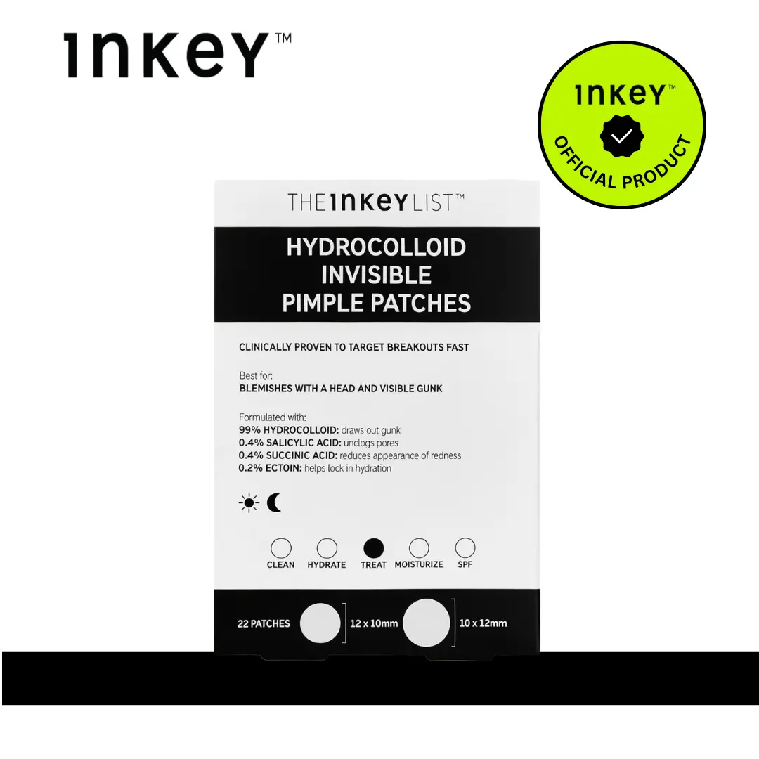 The INKEY List Hydrocolloid Invisible Pimple Patches - Acne Treatment with Salicylic Acid