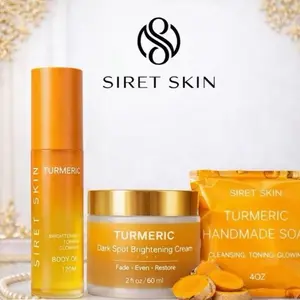 Turmeric  Set soap + Dark spot cream + Body oil