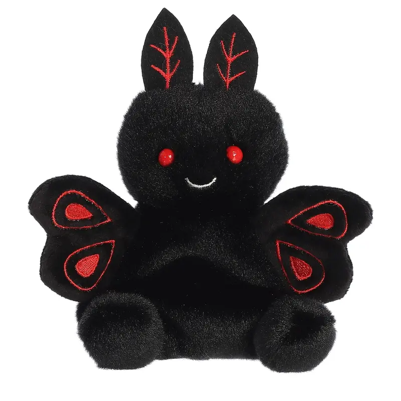 Palm Pals Adorable Mortimer Mothman Black Soft Plush Collectable Stuffed Animal