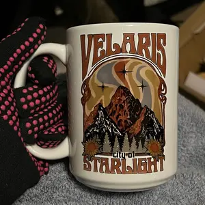 Velaris Ceramic Coffee Mug ACOTAR  Drinkware Washable