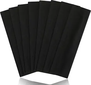 8PCS Non-Slip Sports Headbands – Sweat-Absorbing Elastic Headbands for Running, Workout & Travel