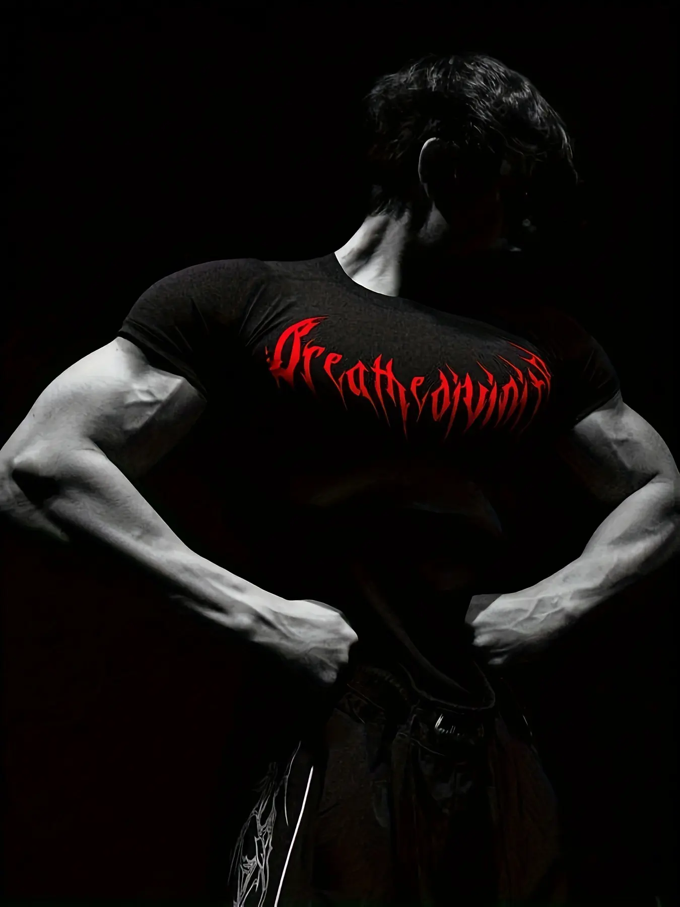 Men's Latest Wing Print Compression T-Shirt, Quick-Dry Short Sleeve, Fitness and Outdoor Activities, Comfortable Breathable Base Layer, Compression Workout Shirts, Gym Tees, Breathable Sports Top, Fitness Wear