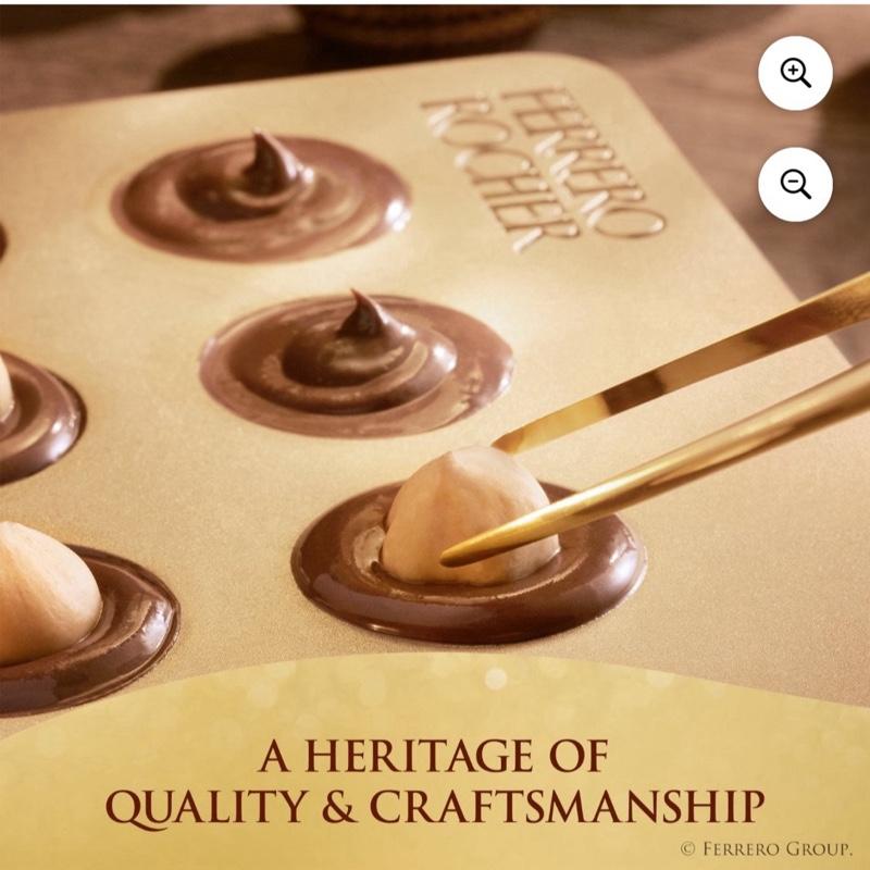 Ferrero Rocher Premium Milk Chocolate Hazelnut, 48 ct.