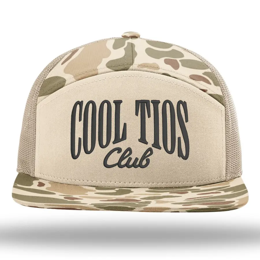 Cool Tios Club Printed Seven-Panel Trucker Cap-168P