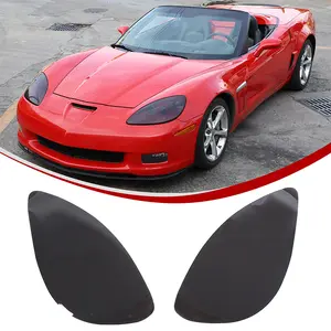 2-piece set of automotive headlight film, suitable for 2005-2013 Corvette C6 models