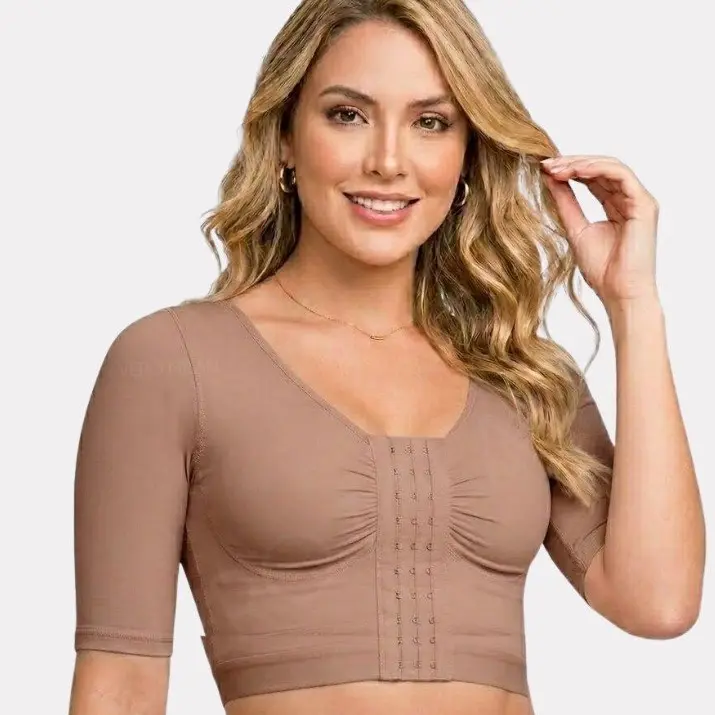CHALECO CON MANGAS /venta final no cambios Fit Womenswear Adjustable Fabric Seamless Bra Compression