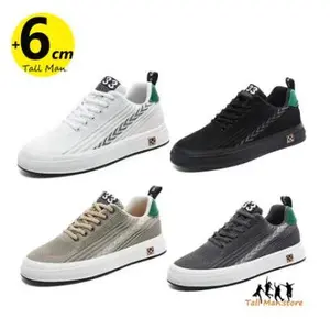 Sneakers Men Booster Shoes Elevator Man Lift Height Increase Insole