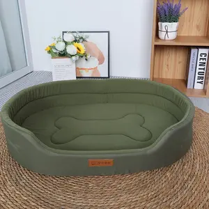 Pet Bed Washable Dog Cat Nest All-Season Semi-Closed Small Dogs Cats Pet Pad, Detachable Comfortable Pet House Mat Shaped Beds