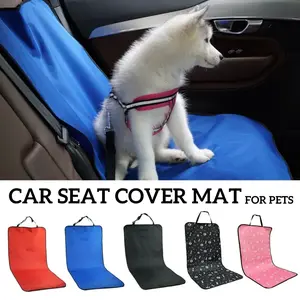 Pet car seat cushion, car dog and cat scratch-resistant cover cushion, pet outdoor travel waterproof rear seat protection cushion