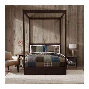Eddie Bauer Classic Patchwork Brown Full/QueenQuilt Sham Set