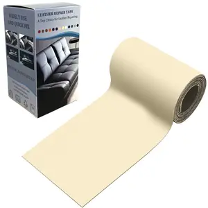 Leather Repair Kit for Furniture, 4*63 in Black Leather Tape for Upholstery Seat Repair, Upgraded Self-Adhesive Fabric Leather Repair Patch for , Leather Couch Repair Patches