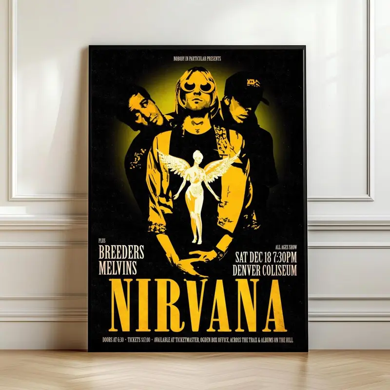 nirvana poster nevermind - TikTok Shop