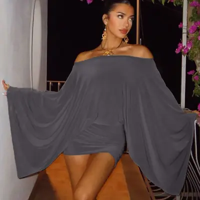 women's solid off the shoulder sheer ruched dress Amazon.com: Ophestin Off The Shoulder Mesh Dress Long Sleeve Ruched Bodycon Dress for Women Tie Waist Club Dress Black X-Small : Clothing, Shoes & Jewelry