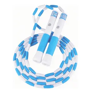 YUEDONG Jump Ropes For Kids , Beaded Skipping Ropes, Adjustable Speed Skipping Rope, Tangle Free Jumping Rope for Fitness