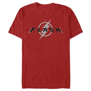 Men's The Flash Black Official Logo T-Shirt