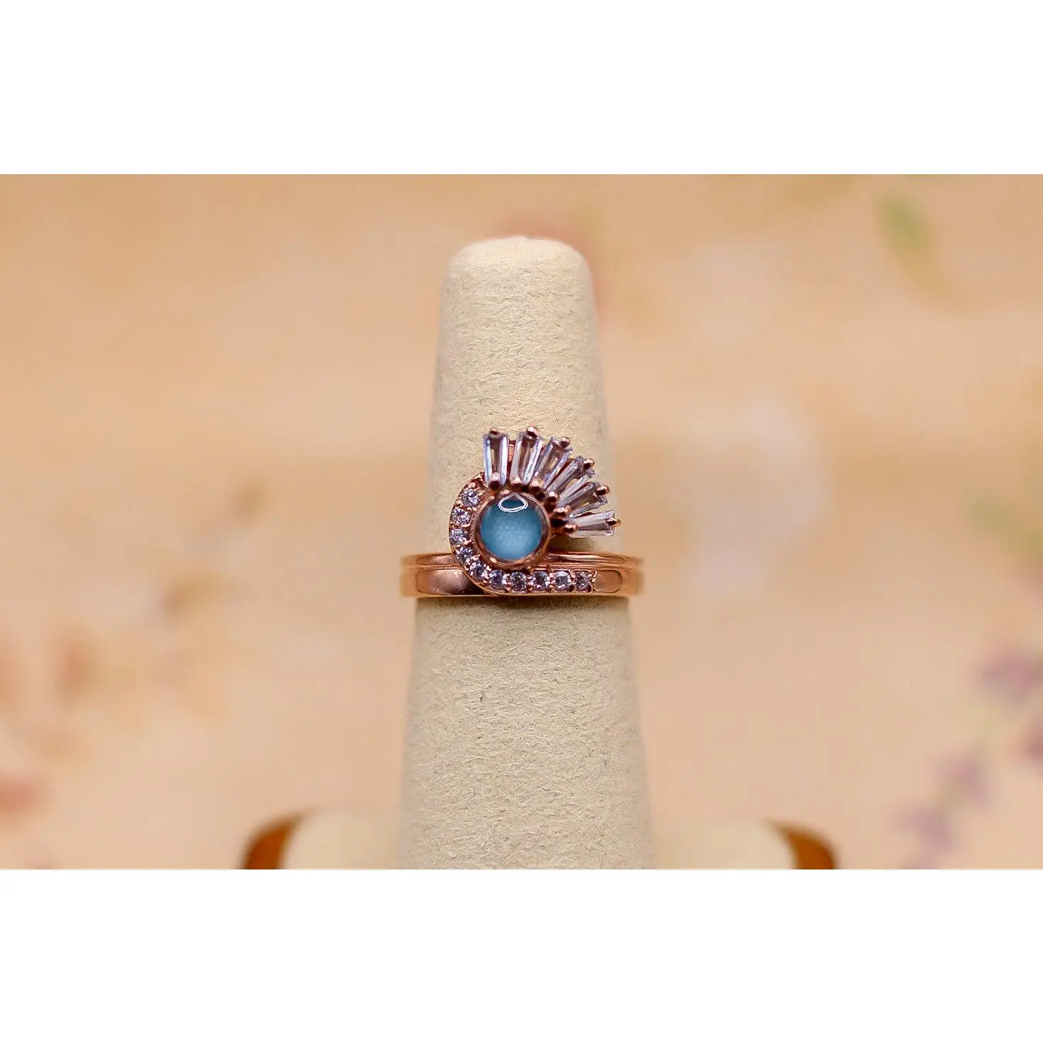 The Satnin’ Ring featuring fabric from Elvis owned clothing
