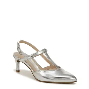 LifeStride Women's Aire Slingback Sandal Silver Metallic 8 M