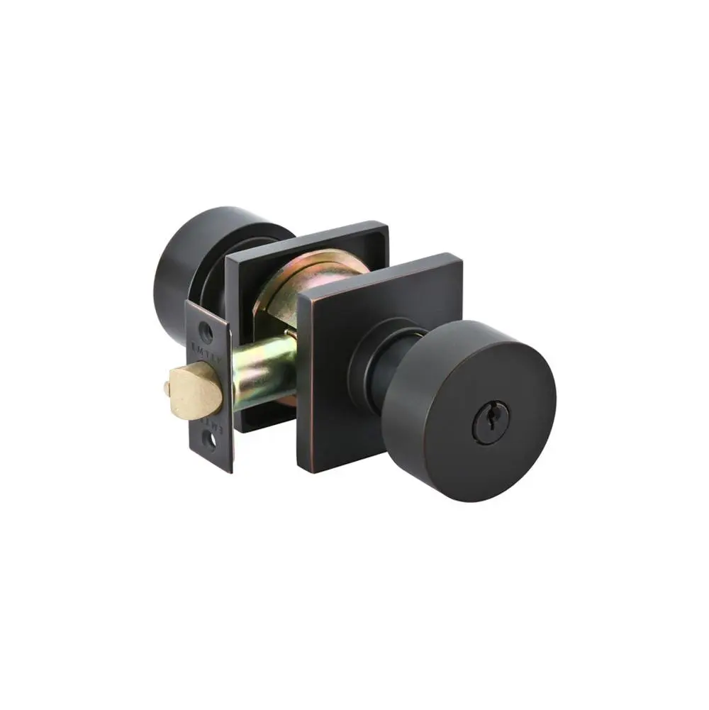 Emtek 5122ROU KIK Round Knob , Square Rosette