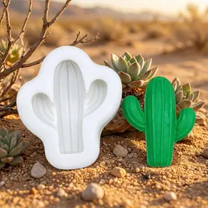 Cactus-shaped Egg Soup Silicone Mold, Cake Decoration Baking Silicone Mold