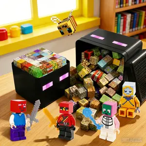 Tnt Storage Box Set, Magnetic Blocks Building Kit, Stem Montessori Teaching Toy, Suitable for Kids Aged 4-8 & 9-14, Birthday Gift