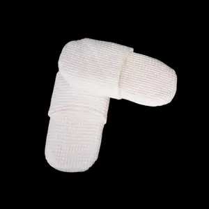 Waffle Weave Toe Slippers | Comfortable Fit | Closed White Slippers Pack Of 3