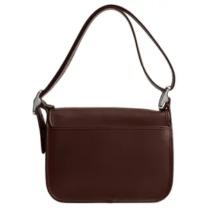 COACH Patricia Legacy 27 Crossbody Bag for Women, Adjustable Strap, Glove-Tanned Leather, Large Size, Maple Color