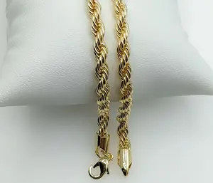 Plated 5mm Rope Braided Chain Plated 5mm Rope Braided Chain