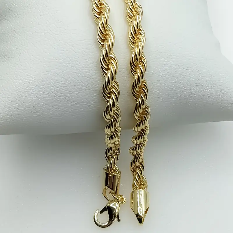 Plated 5mm Rope Braided Chain