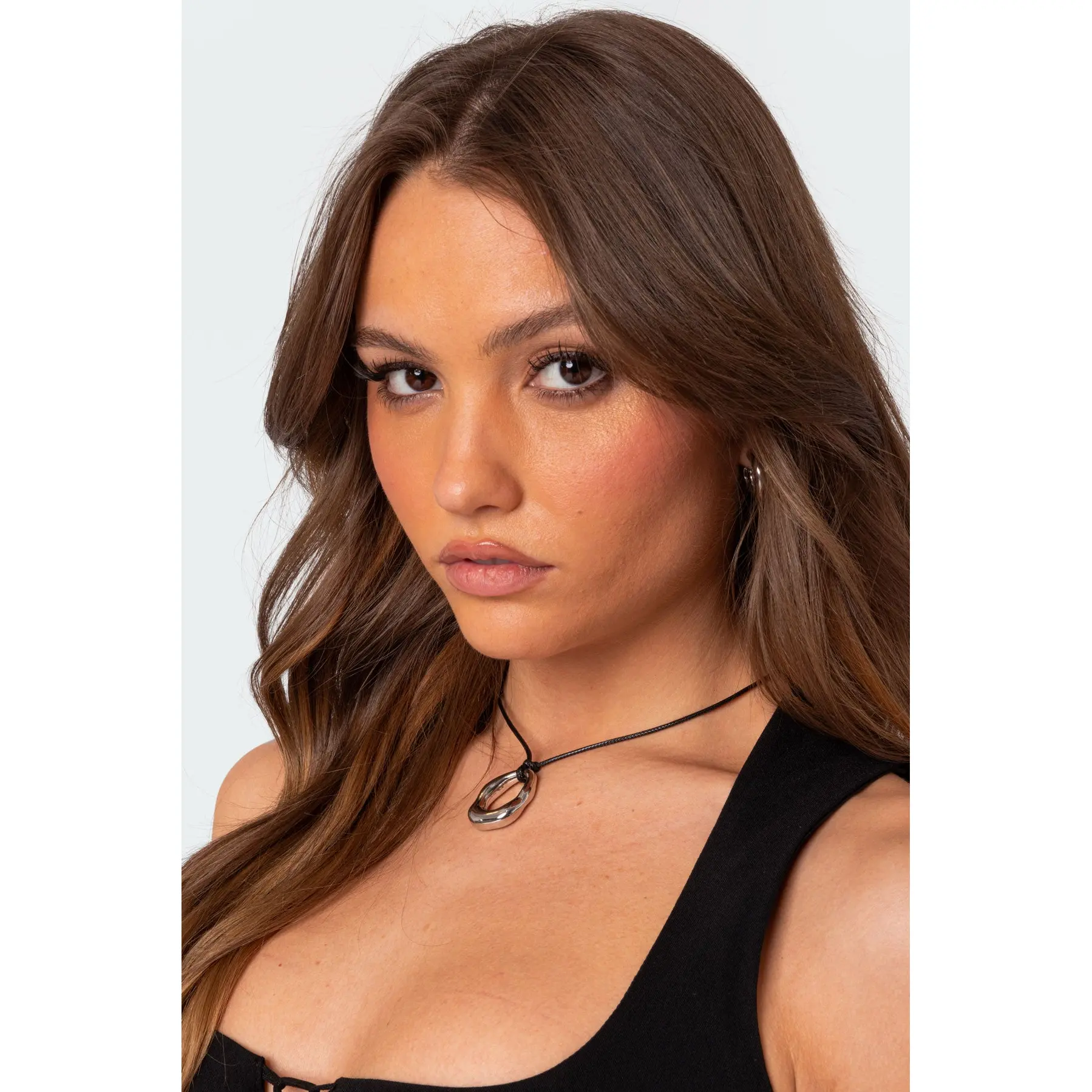 Hoop Cord Necklace