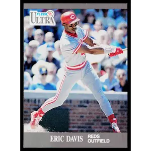 Eric Davis 1991 Ultra #91 Cincinnati Reds