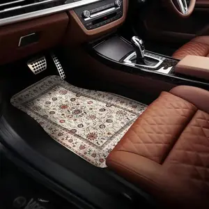 Boho Style Car Floor Mat, 4 Counts/set Multi-purpose Non-slip Car Floor Mat, Fashionable Car Interior Decoration Accessories for Women & Men, Car Interior Accessory