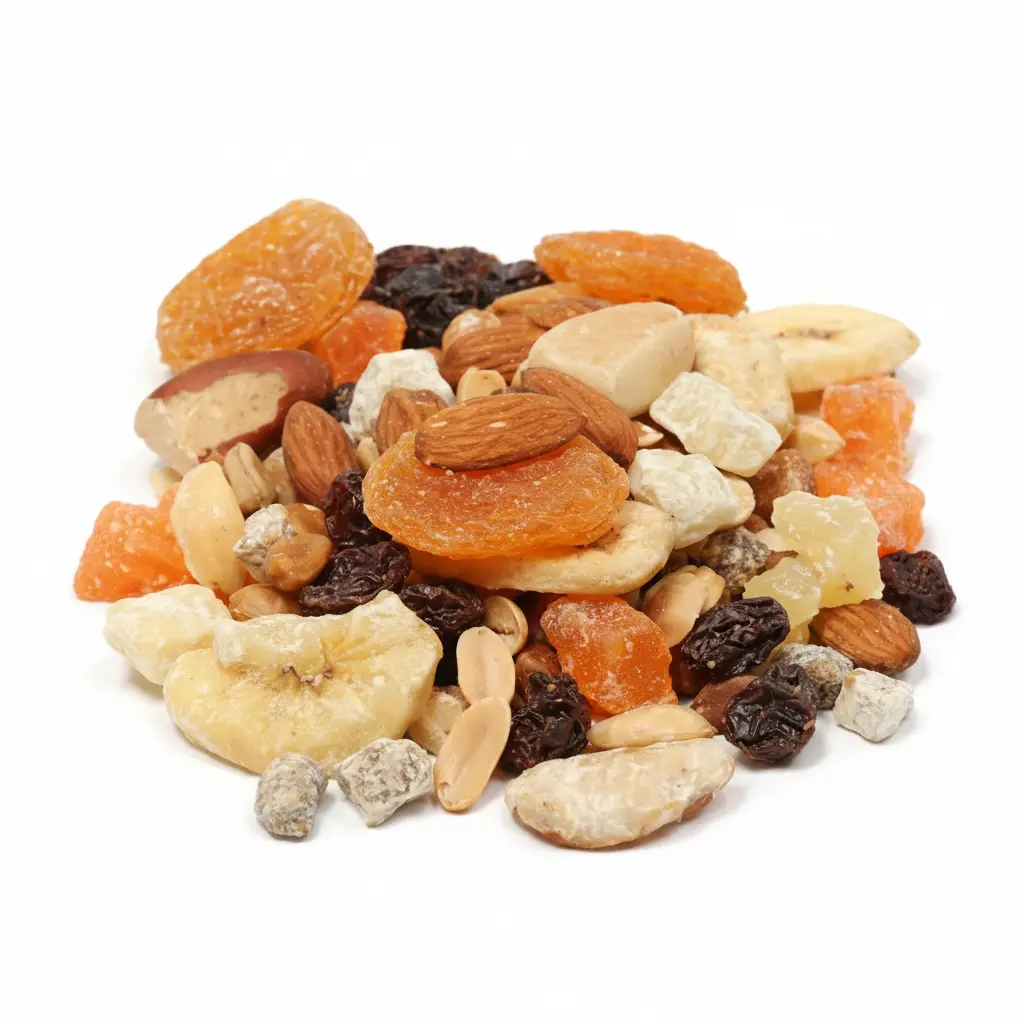 Mixed Fruit & Nut Snack Mix Crunchy Sweet Trail Snack Blend Energy