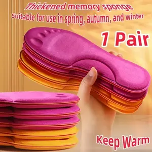 Winter Warm Memory Foam Shoe Pads, Thickened Foot Cushions for Men & Women, Ideal for Outdoor Cycling & Activities