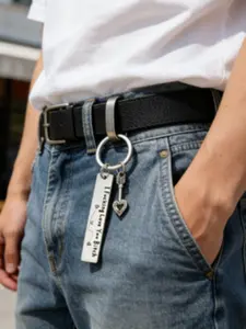 Best Friend Keychain for Women, Stainless Steel Key Chain Engrave I Fking Love You Bith Birthday Christmas Friendship Gift for Bestie Best Friends Female Bff