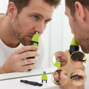 2/6pcs Nose & Ear and Eyebrows Trimmers Replacement Heads Set with Cleaning Brush, Compatible with Oneblade Replacement Heads for Philips QP2525 QP2512 QP6550 QP1424 QP2520 QP2515 and All Other QP Series Handles
