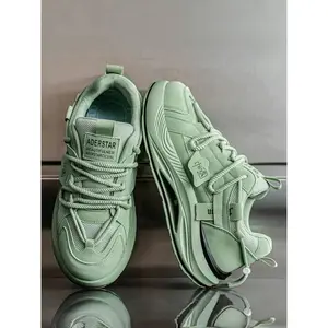 Men's Sporty Lace Up Skate Shoes, Casual Comfortable Breathable Non-slip Sneakers, Fashionable Sports Shoes for Outdoor Activities