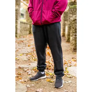 Men's Big & Tall Activewear Performance Fleece Pants - Banded Bottom, Tall Man Cut with 38" Length