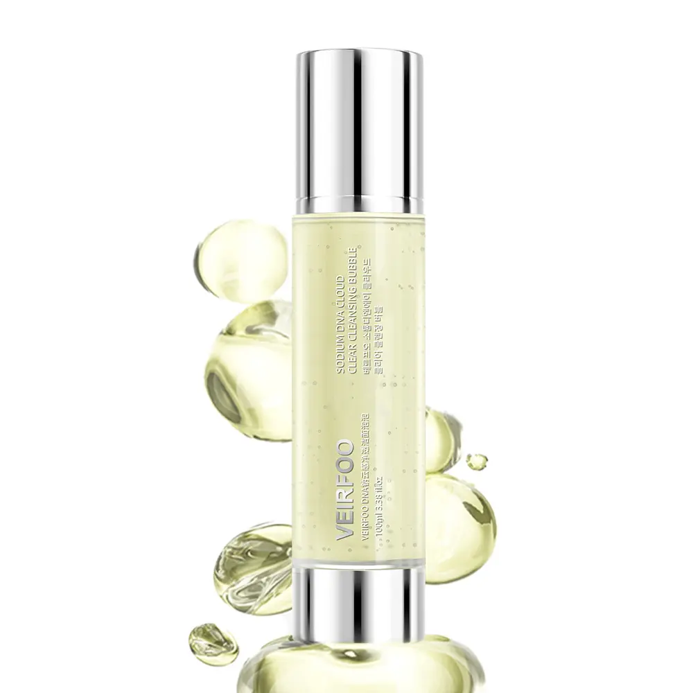 Korean Brands Sodium DNA Cloud Clear Cleansing Bubble 100ml Gentle Foaming Formula Korean Skin Care Product 3.38 Fl Oz
