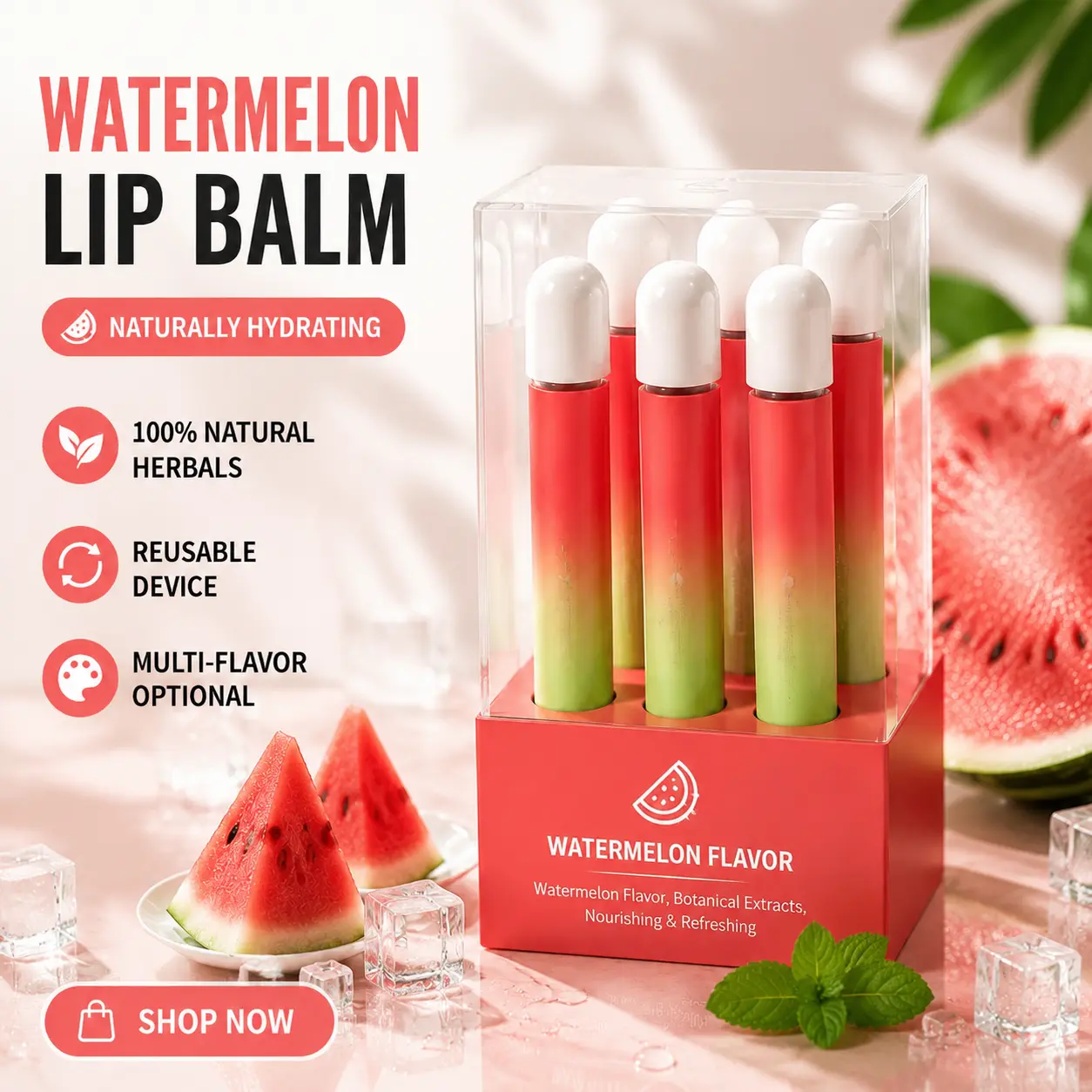 Long-lasting fresh breath; effectively removes odors; 4 delicious flavors to keep your breath fresh every day.