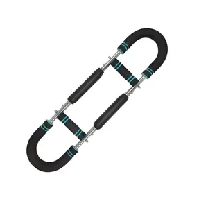 Adjustable PowerTwist Arm Trainer, U-Shaped Forearm Strengthener with 3 Resistance Levels, Full Body Workout Equipment for Arms Chest Wrist Back Shoulders, Home Gym Fitness Gear for Men Women, Ideal Gift for Fitness Lovers